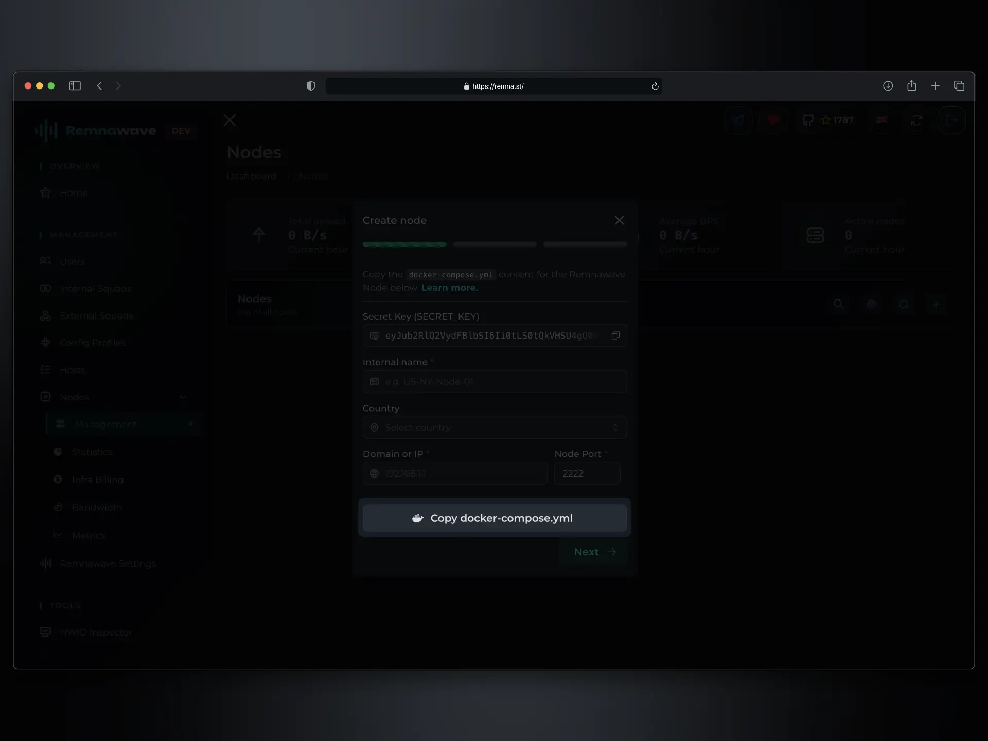 Creating Node