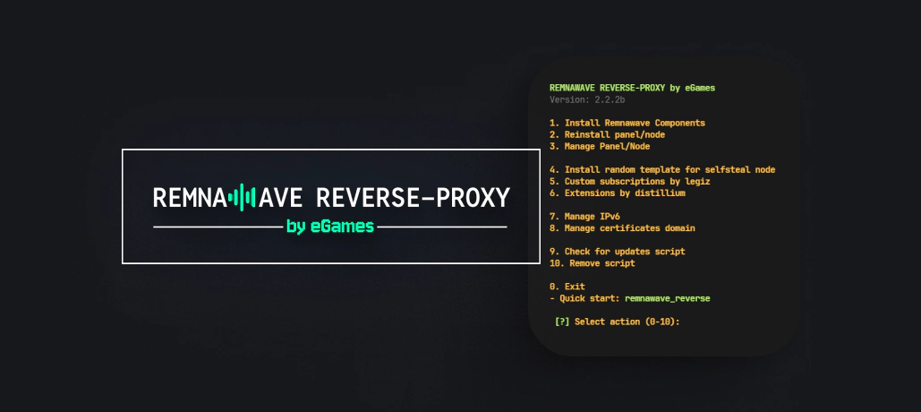 Remnawave Reverse Proxy